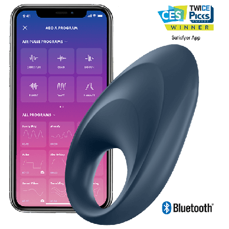 SATISFYER Mighty One App-gesteuerter Vibrationsring aus Silikon